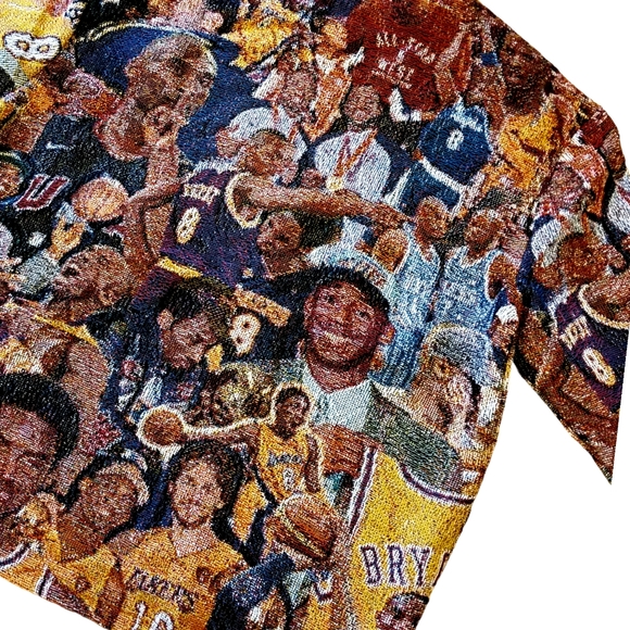 Rare Kobe Bryant Mamba tapestry winter hoodie size 2XLarge XXL No Pockets - Picture 4 of 4